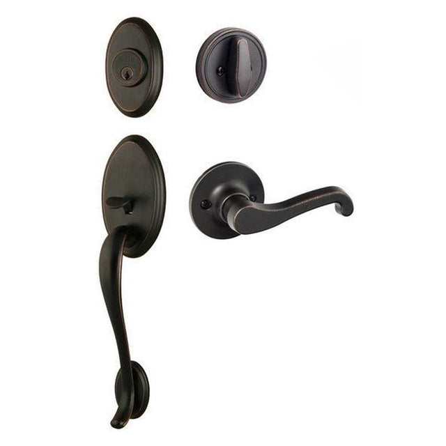 Sure-Loc AN507-SG RH 11P vintage bronze single cylinder handleset