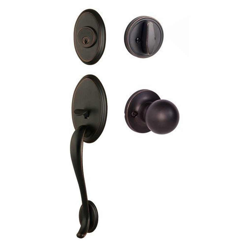 Sure-Loc AN507-TA 11P vintage bronze single cylinder handleset