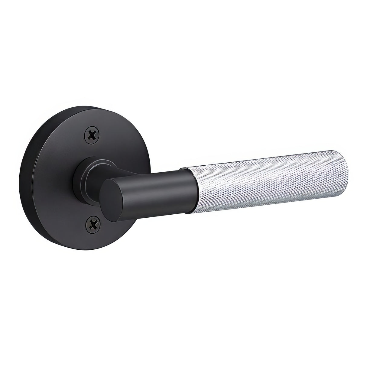 Weslock AP100-RD-GRIP-KN sure loc knurled grip dummy door lever with aspra round rose
