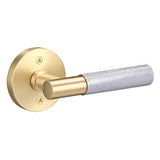 Sure-Loc SO-PH1 flat black / satin nickel dummy door lever