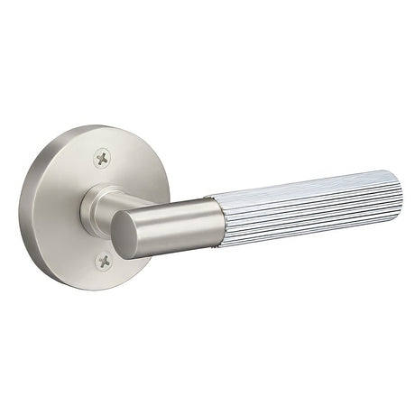 Sure-Loc AP100-RD FBL GRIP-SKN 15 flat black / satin nickel dummy door lever