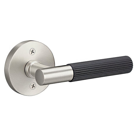 Sure-Loc AP100-RD SB GRIP-SKN 15 satin brass / satin nickel dummy door lever