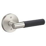 Sure-Loc AP100-RD SB GRIP-SKN 15 satin brass / satin nickel dummy door lever