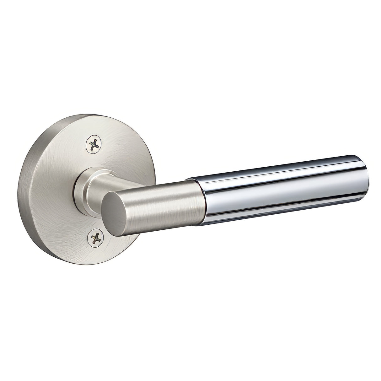 Sure-Loc AP100-RD 15 GRIP-SM FBL satin nickel / flat black dummy door lever