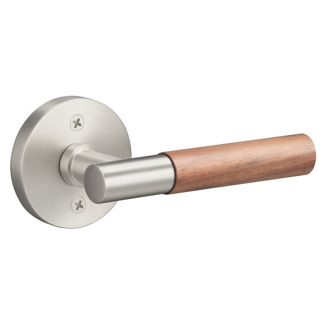 Sure-Loc AP100-RD 15 GRIP-WN satin nickel / walnut dummy door lever