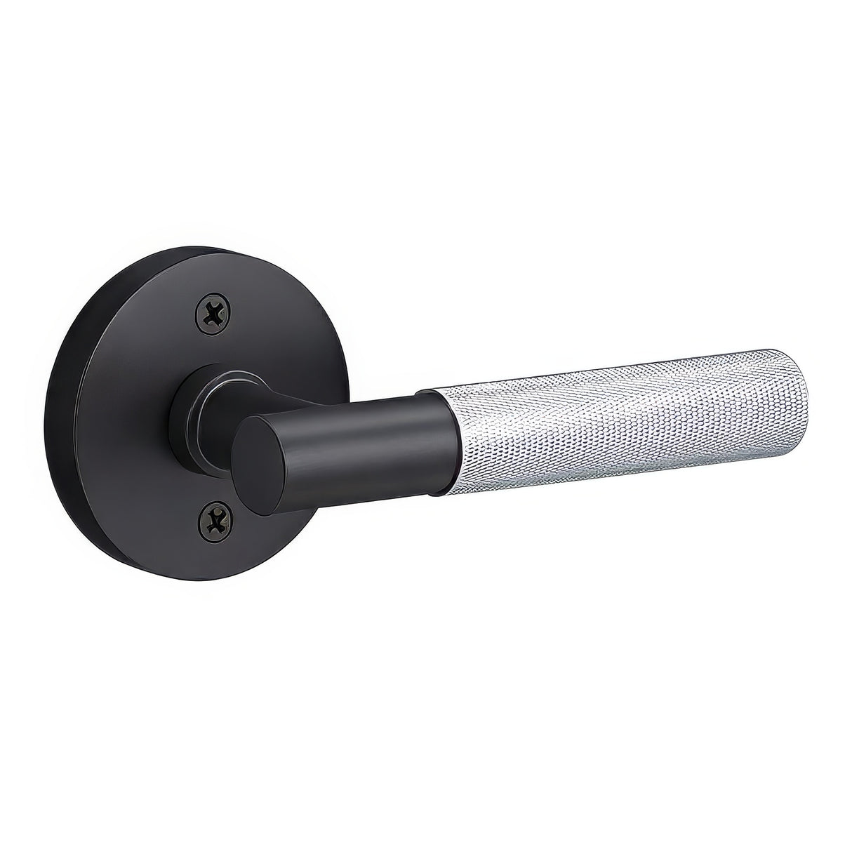 Weslock AP100-RD-GRIP-KN sure loc knurled grip dummy door lever with aspra round rose