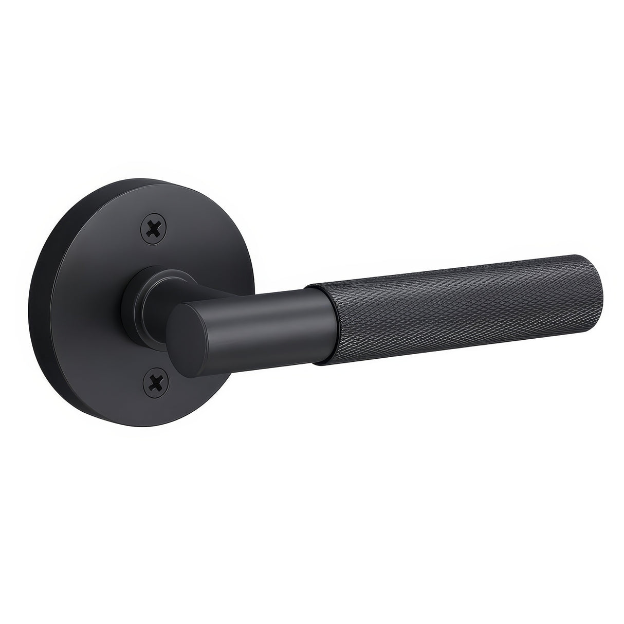 Weslock AP100-RD-GRIP-KN sure loc knurled grip dummy door lever with aspra round rose