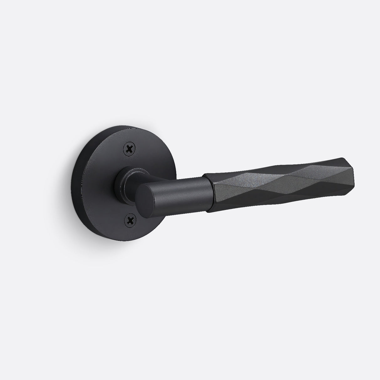 Sure-Loc AP100-RD FBL GRIP-VT FBL flat black dummy door lever