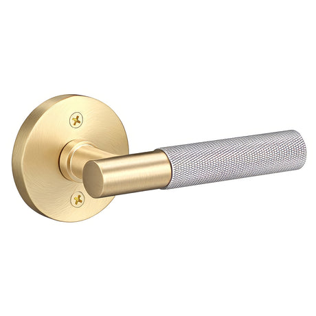 Sure-Loc AP100-RD 15 GRIP-KN SB satin nickel / satin brass dummy door lever
