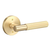 Weslock AP100-RD-GRIP-KN sure loc knurled grip dummy door lever with aspra round rose