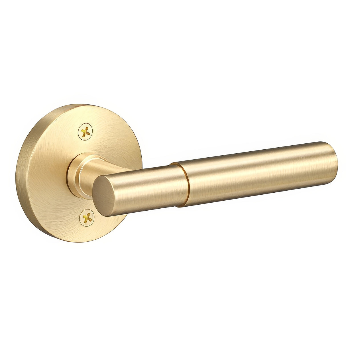 Sure-Loc AP100-RD SB GRIP-SM SB satin brass dummy door lever