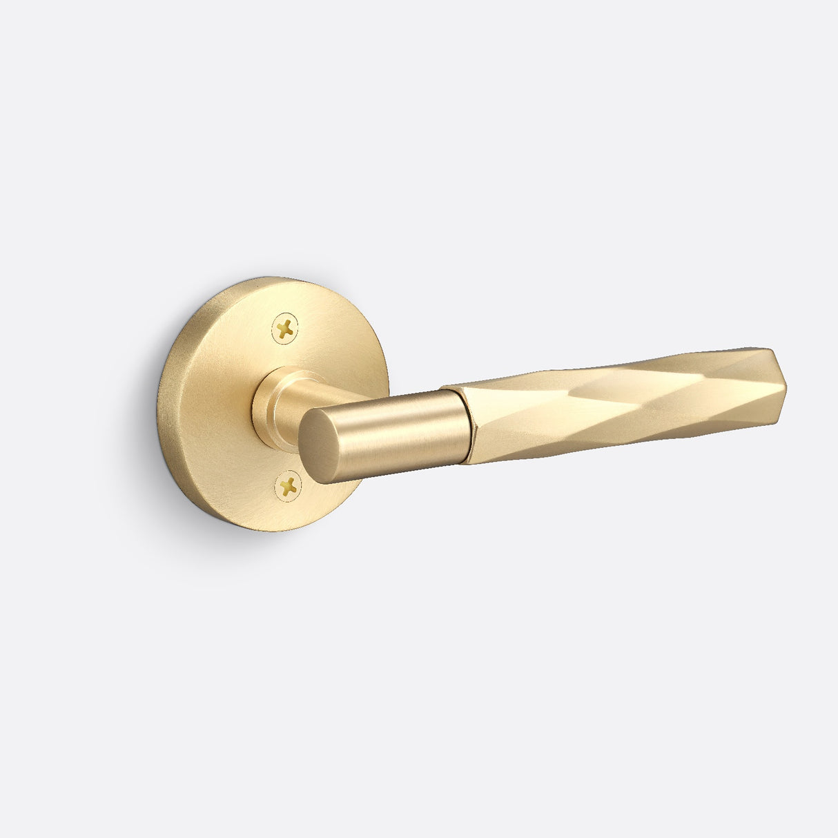 Sure-Loc AP100-RD SB GRIP-VT SB satin brass dummy door lever