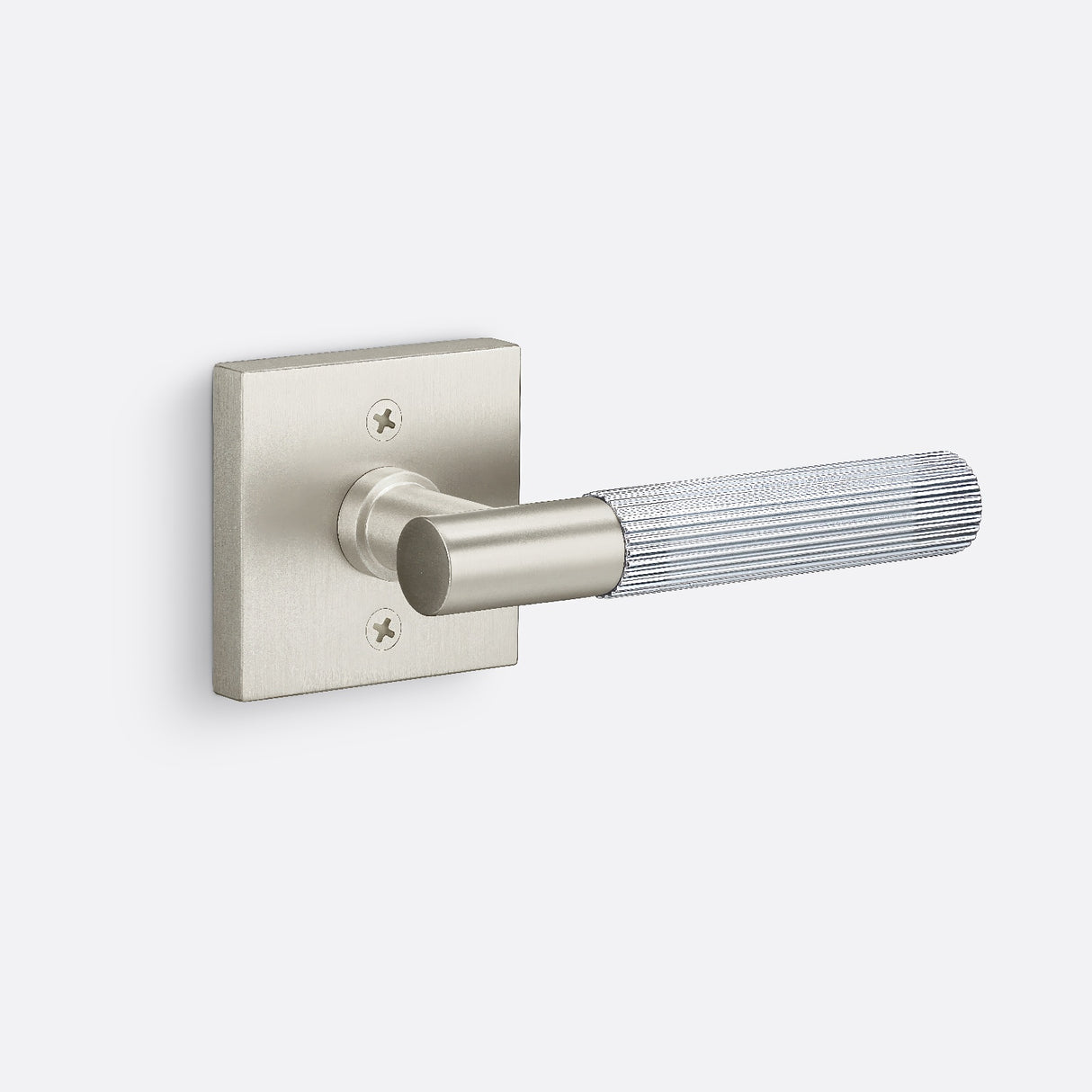 Sure-Loc AP100-SQ 15 GRIP-SKN 26 satin nickel / polished chrome dummy door lever