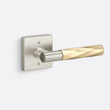 Sure-Loc AP100-SQ 15 GRIP-VT SB satin nickel / satin brass dummy door lever