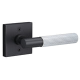 Sure-Loc AP100-SQ FBL GRIP-SKN 26 flat black / polished chrome dummy door lever