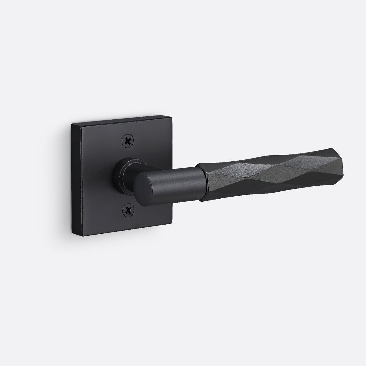 Sure-Loc AP100-SQ FBL GRIP-VT FBL flat black dummy door lever