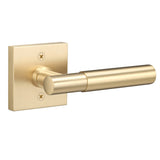 Sure-Loc AP100-SQ SB GRIP-SM SB satin brass dummy door lever