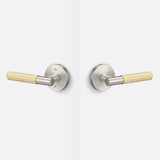 Sure-Loc AP101-RD 15 GRIP-KN SB satin nickel / satin brass passage door lever