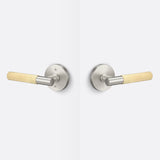 Sure-Loc AP101-RD 15 GRIP-SKN SB satin nickel / satin brass passage door lever