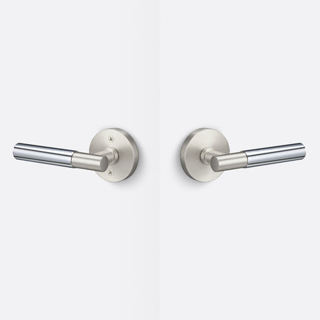 Sure-Loc AP101-RD 15 GRIP-SM 26 satin nickel / polished chrome passage door lever