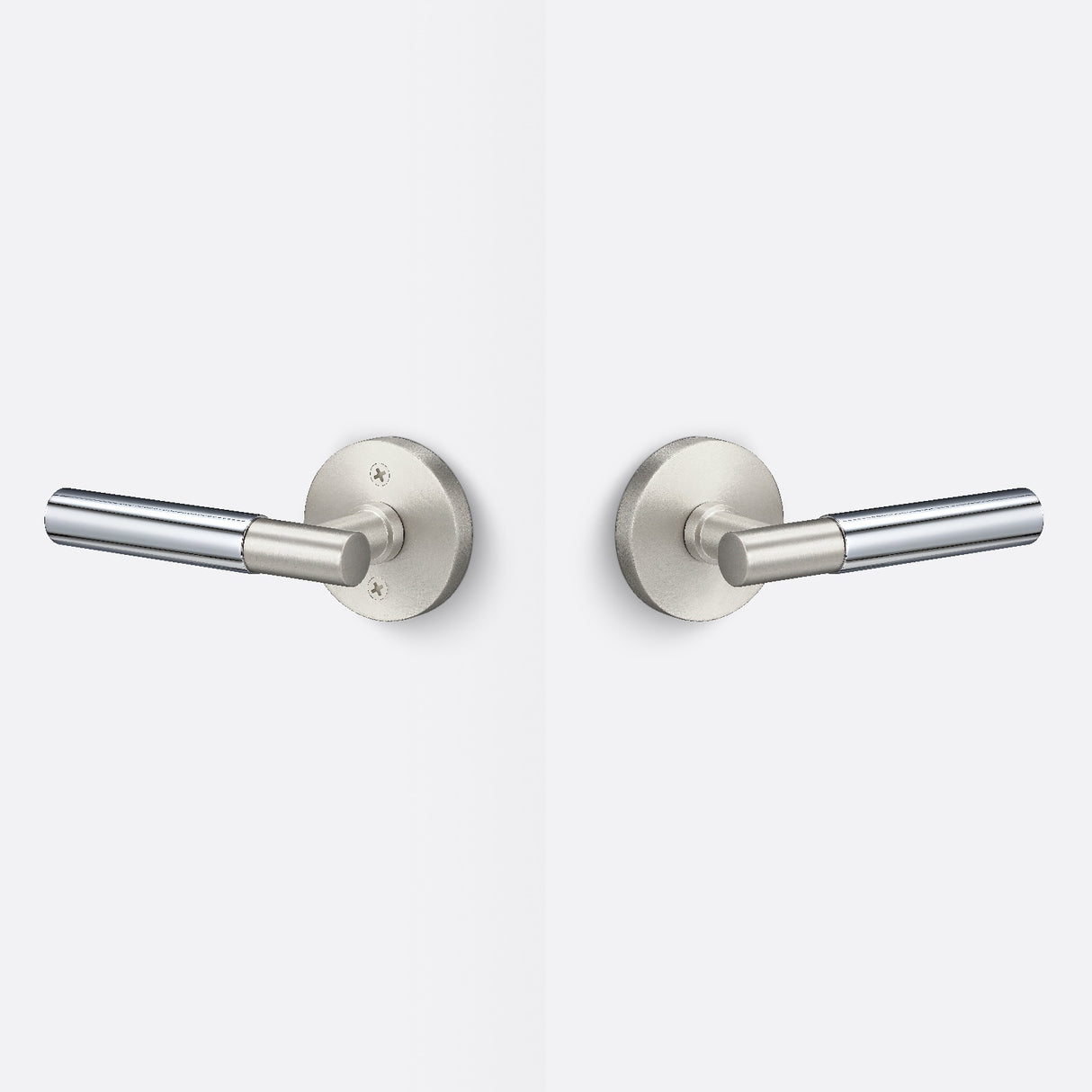 Sure-Loc AP101-RD 15 GRIP-SM 26 satin nickel / polished chrome passage door lever
