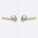 Sure-Loc AP101-RD 15 GRIP-SM SB satin nickel / satin brass passage door lever