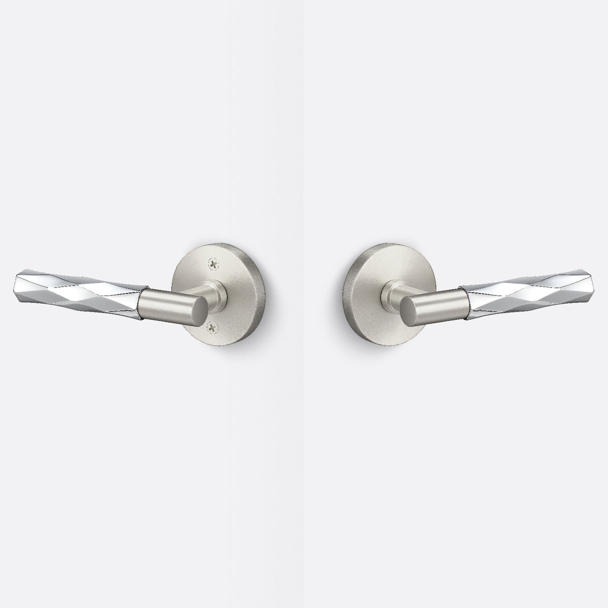Sure-Loc AP101-RD 15 GRIP-VT 26 satin nickel / polished chrome passage door lever