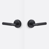 Sure-Loc AP101-RD FBL GRIP-SKN FBL flat black passage door lever