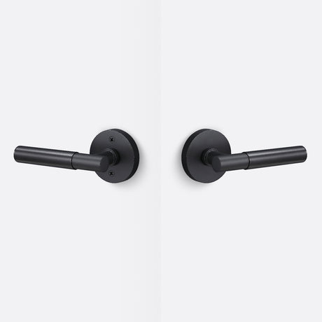 Sure-Loc AP101-RD FBL GRIP-SM FBL flat black passage door lever