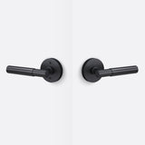Sure-Loc AP101-RD FBL GRIP-SM FBL flat black passage door lever