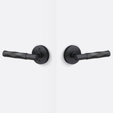 Sure-Loc AP101-RD FBL GRIP-VT FBL flat black passage door lever