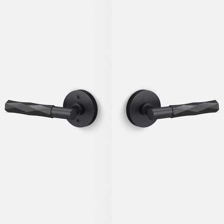 Sure-Loc AP101-RD FBL GRIP-VT FBL flat black passage door lever