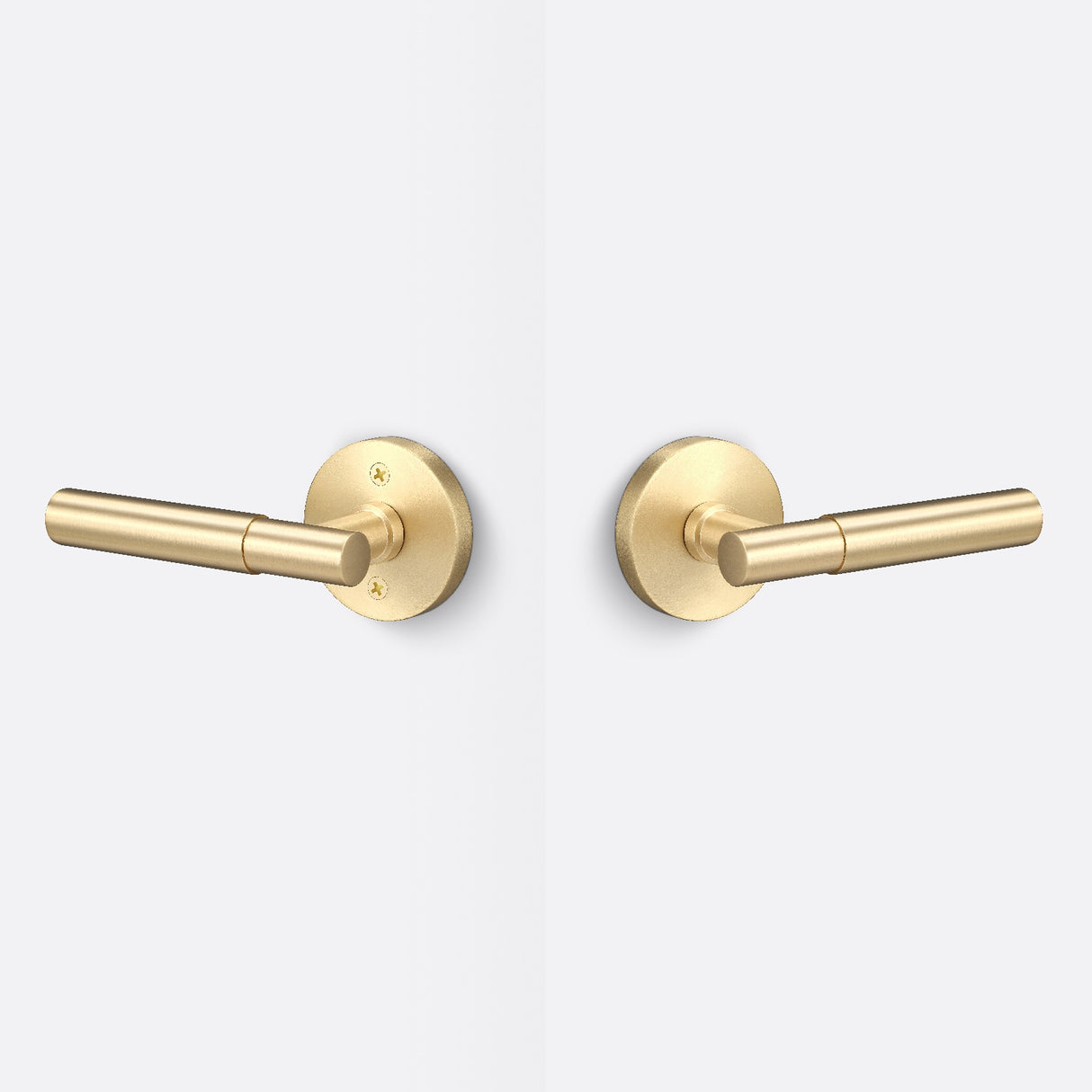 Sure-Loc AP101-RD SB GRIP-SM SB satin brass passage door lever