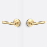 Sure-Loc AP101-RD SB GRIP-SM SB satin brass passage door lever