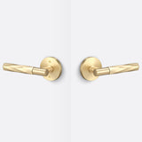 Sure-Loc AP101-RD SB GRIP-VT SB satin brass passage door lever
