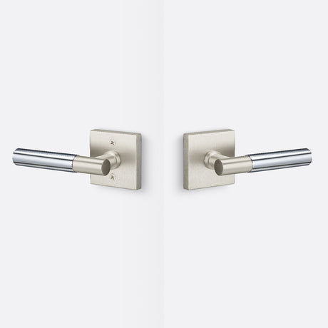 Sure-Loc AP101-SQ 15 GRIP-SM 26 satin nickel / polished chrome passage door lever