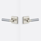 Sure-Loc AP101-SQ 15 GRIP-SM 26 satin nickel / polished chrome passage door lever