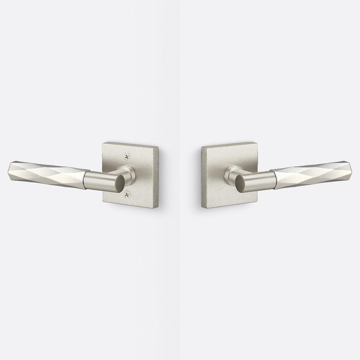 Sure-Loc AP101-SQ 15 GRIP-VT 15 satin nickel passage door lever