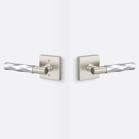 Sure-Loc AP101-SQ 15 GRIP-VT 26 satin nickel / polished chrome passage door lever