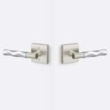 Sure-Loc AP101-SQ 15 GRIP-VT 26 satin nickel / polished chrome passage door lever