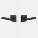 Sure-Loc AP101-SQ FBL GRIP-KN FBL flat black passage door lever