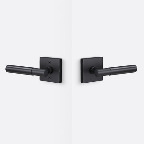 Sure-Loc AP101-SQ FBL GRIP-SM FBL flat black passage door lever