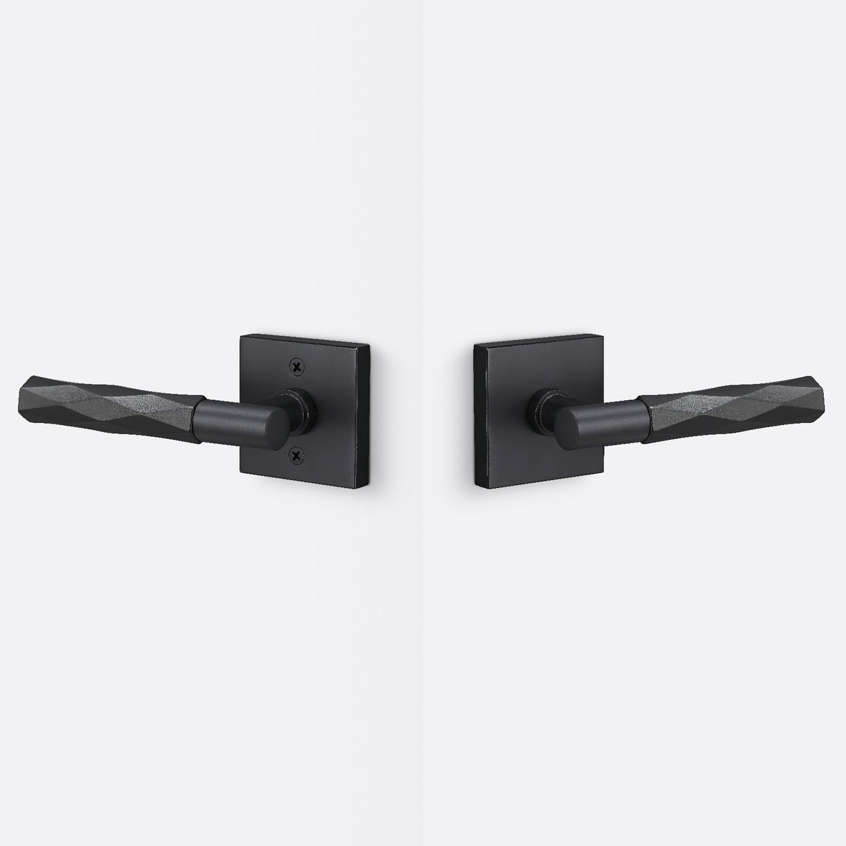 Sure-Loc AP101-SQ FBL GRIP-VT FBL flat black passage door lever