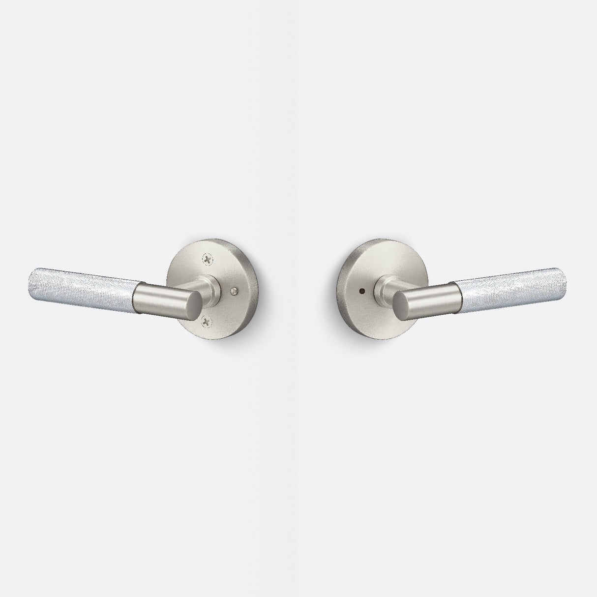 Sure-Loc AP102-RD 15 GRIP-KN 26 satin nickel / polished chrome privacy door lever