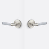 Sure-Loc AP102-RD 15 GRIP-SKN 26 satin nickel / polished chrome privacy door lever