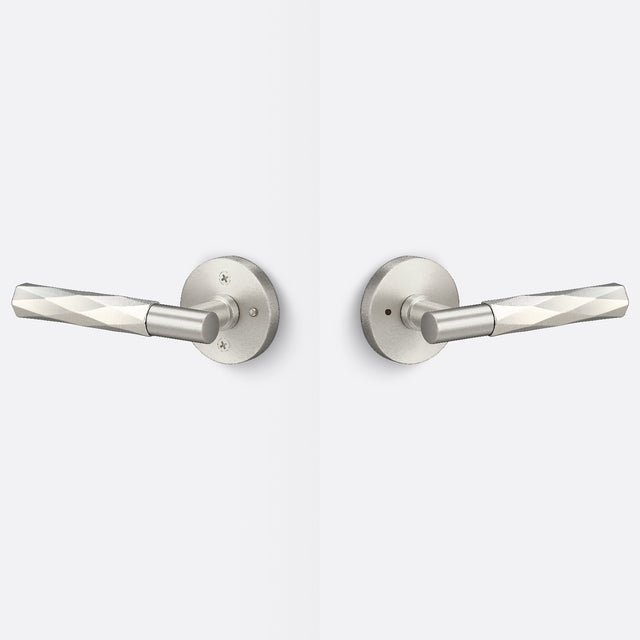 Sure-Loc AP102-RD 15 GRIP-VT 15 satin nickel privacy door lever
