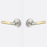 Sure-Loc AP102-RD 15 GRIP-VT SB satin nickel / satin brass privacy door lever