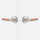 Sure-Loc AP102-RD 15 GRIP-WN satin nickel / walnut privacy door lever