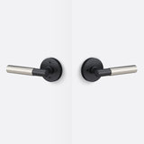 Sure-Loc AP102-RD 15 GRIP-SM SB satin nickel / satin brass privacy door lever