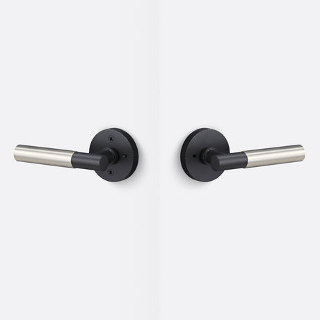 Sure-Loc AP102-RD 15 GRIP-SM SB satin nickel / satin brass privacy door lever